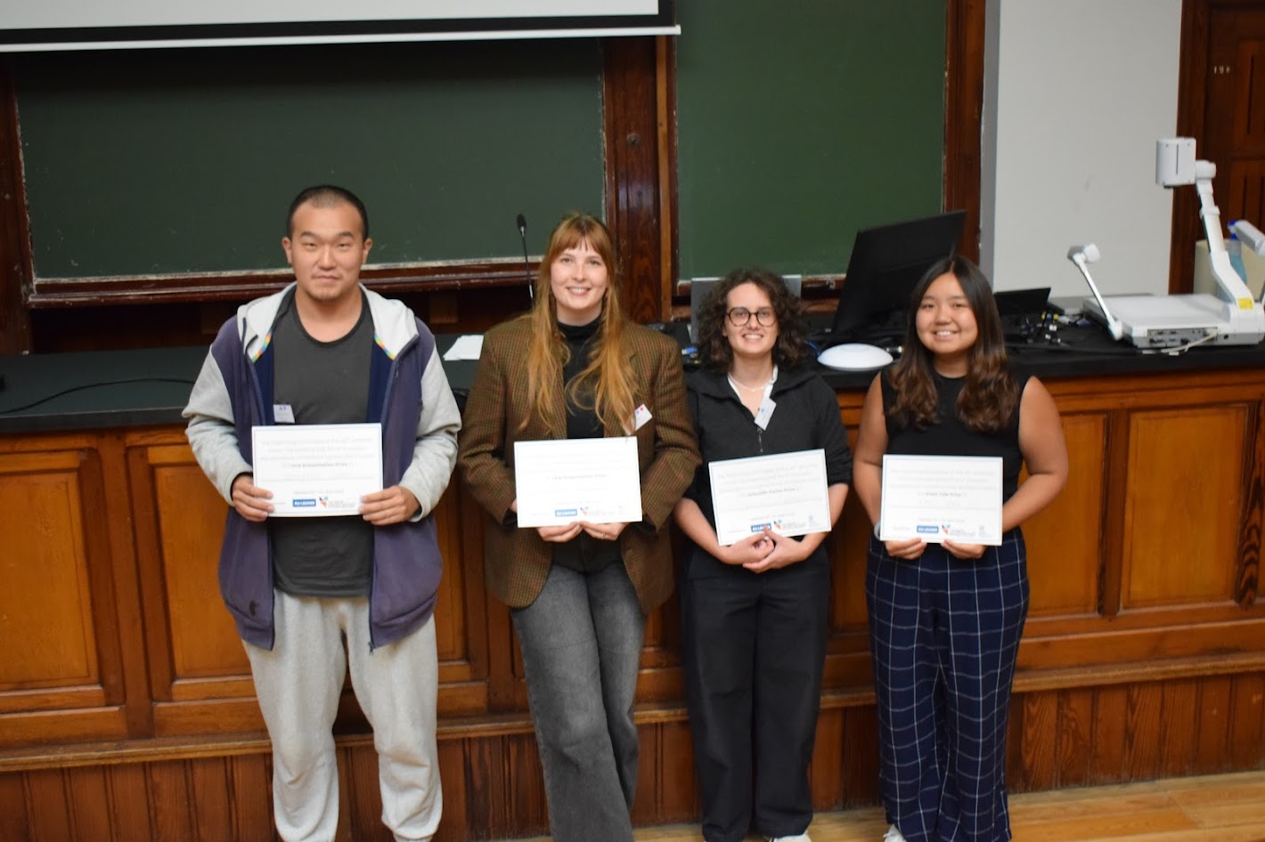 Presentation prize winners at Agrobacterium 2025